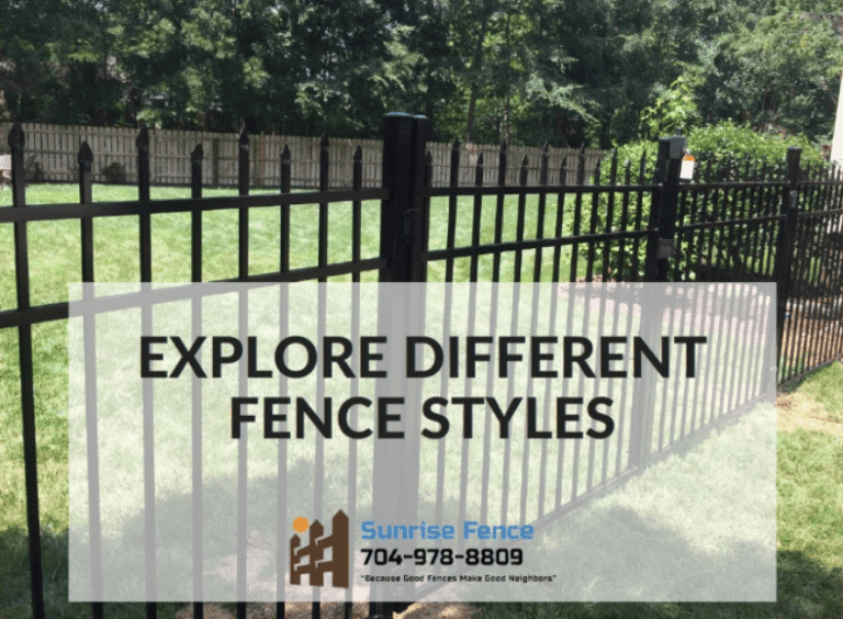Explore the best fence styles in NC